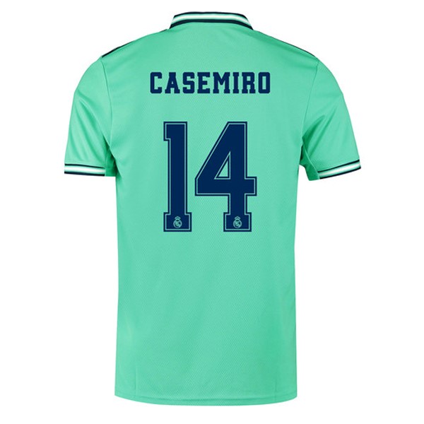Camiseta Real Madrid NO.14 Casemiro 3ª 2019-2020 Verde